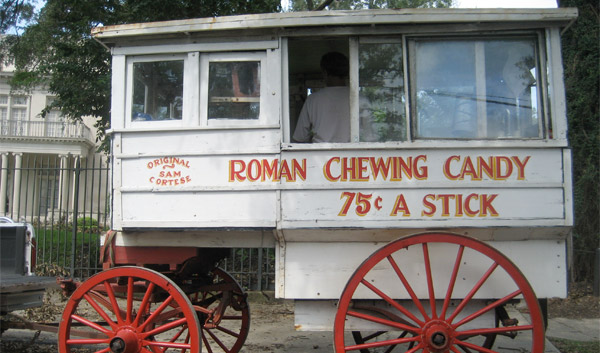 Roman Chewing Candy Cart blog post by The Candy Buffet Company
