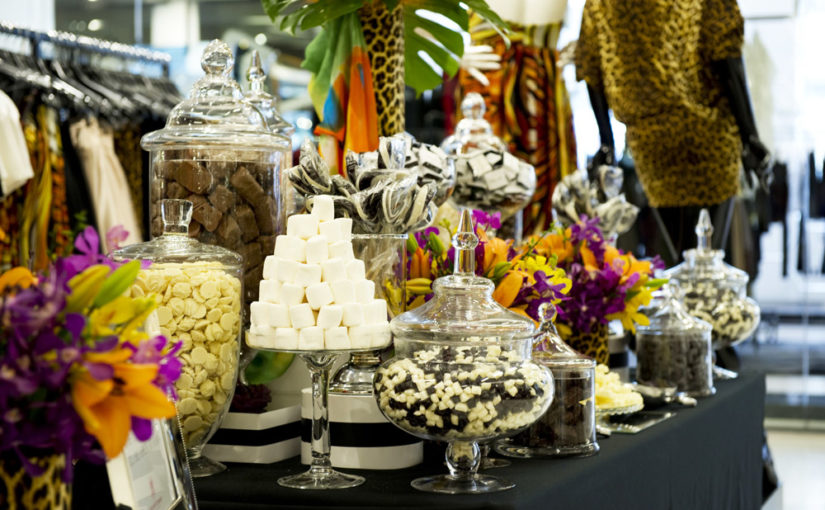 Charlie Brown Fashion in-store Candy Buffet Product Launch