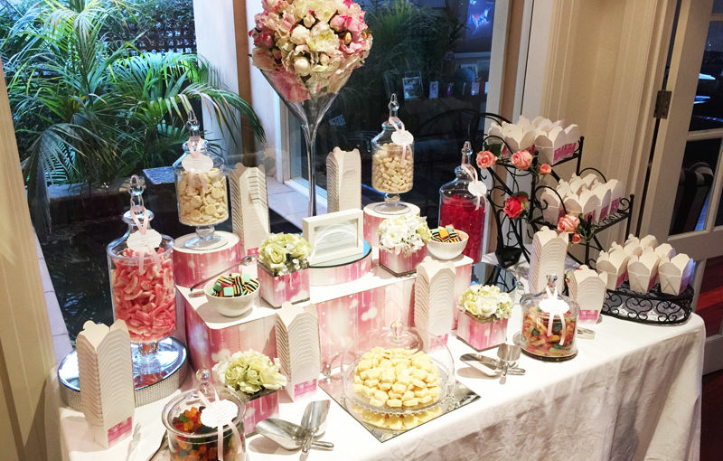 Intimate 50 person Candy Buffet in Family Home