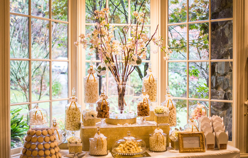 The Original Gold Wedding Lolly Buffet by the Candy Buffet Company