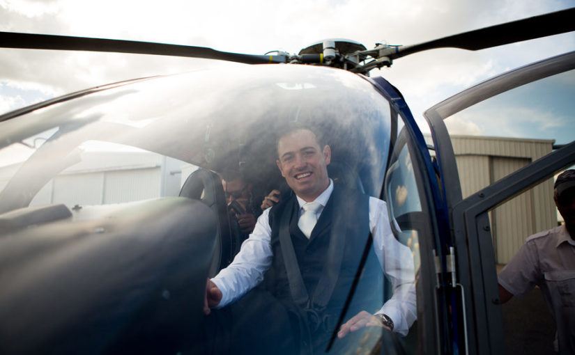 Brent & Hannah's exciting Helicopter & Wedding Lolly Buffet