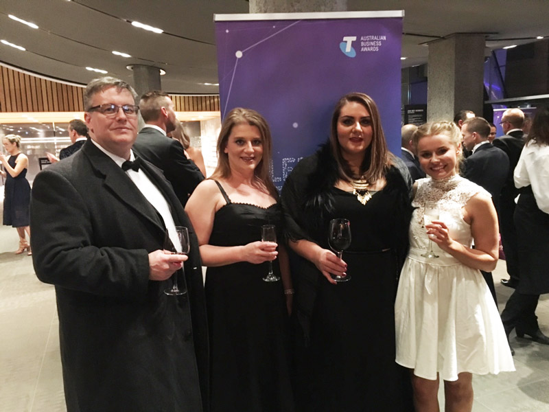 Candy Buffet Staff at the 2016 Telstra Business Awards - Most Award Winning Candy Buffet Company