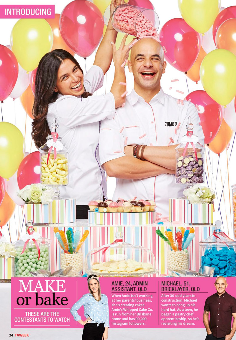 The Candy Buffet TV Week Magazine Adriano Zumbo Just Deserts Feature Candy Buffet