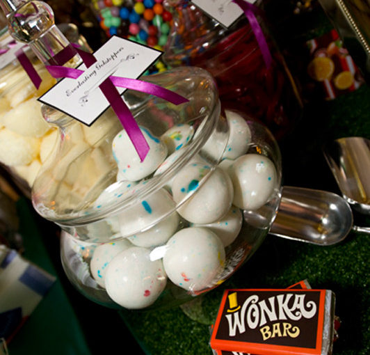 Willy Wonka Corporate Christmas Party Lolly Buffet - The Candy Buffet Company