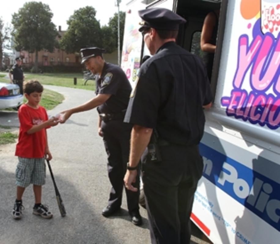 Boston Police bring sweets to the streets blog by The Candy Buffet Company