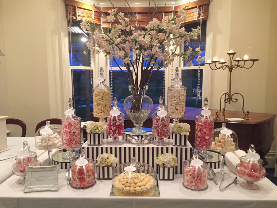 Eagle Ridge Candy Buffet in gorgeous pinks by The Candy Buffet Company