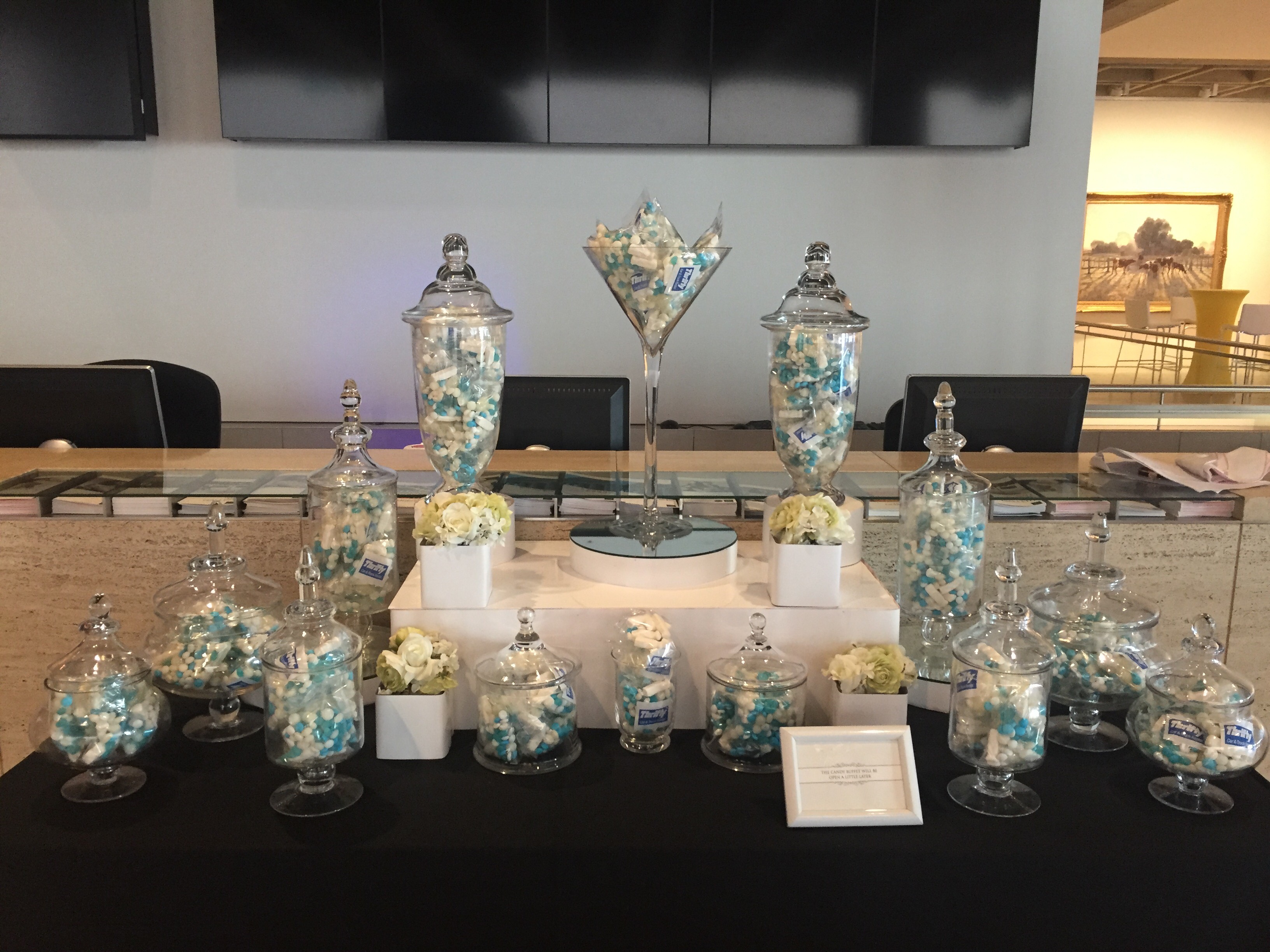 Art Gallery Candy Buffet by The Candy Buffet Company