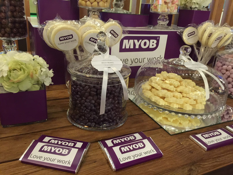 MYOB Corporate Customised Chocolate Bars